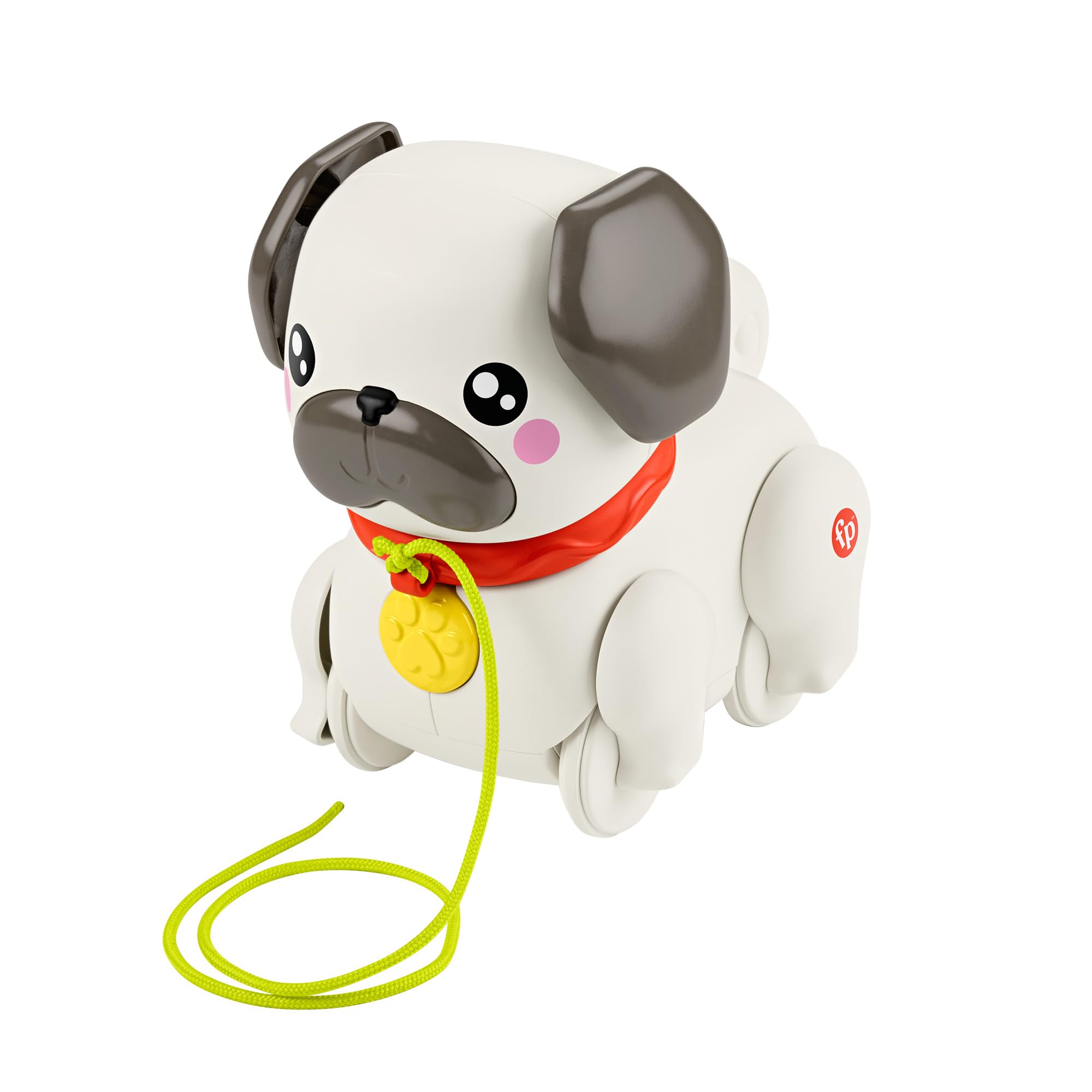 Fisher-Price FP Pets Walk-The-Pup-Pug Pull-Along Toy - Ages 12 Months+ 1