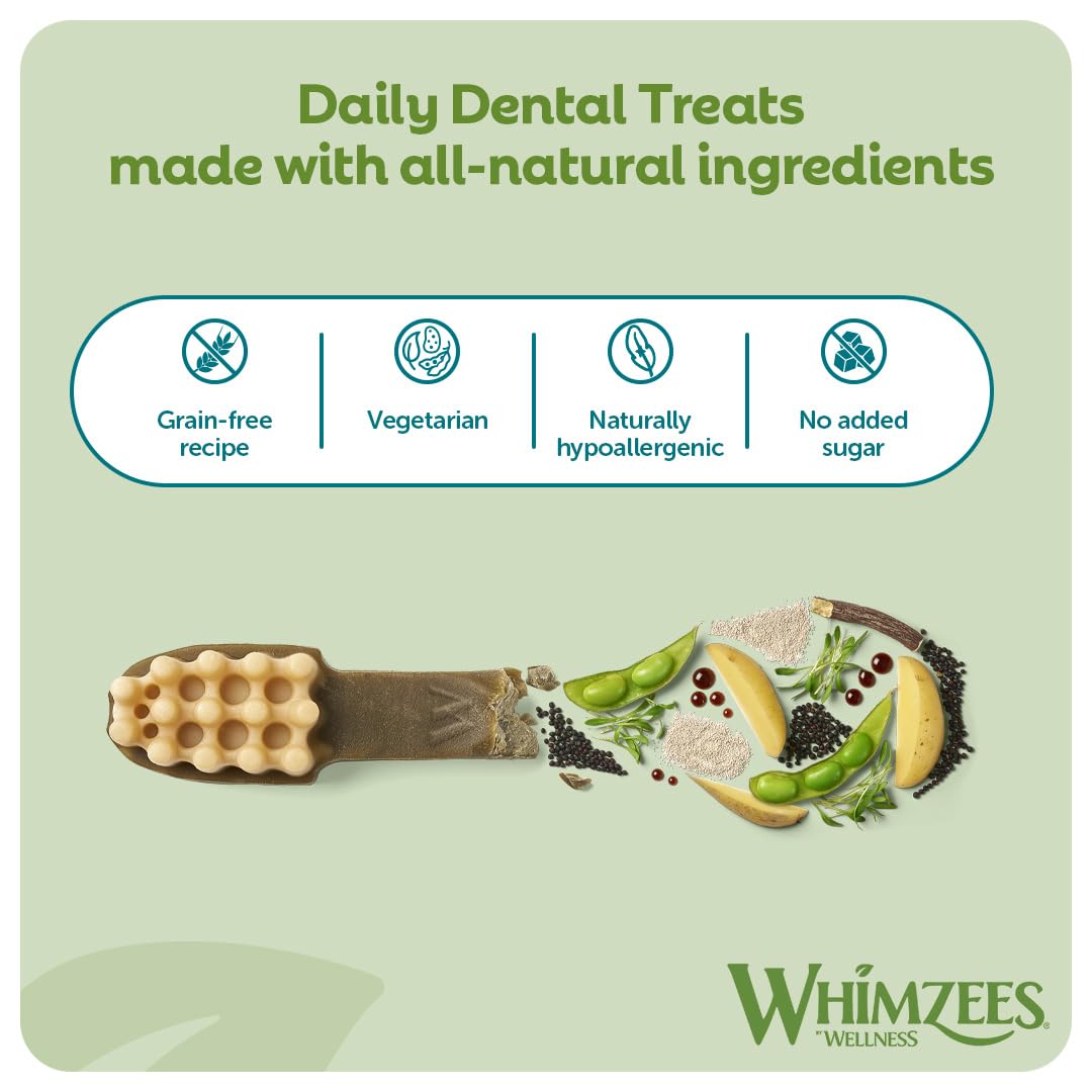 WHIMZEES Dental Sticks - XL Size, Variety Box, 14 Count | Triple Care Oral Health | Grain-Free 4