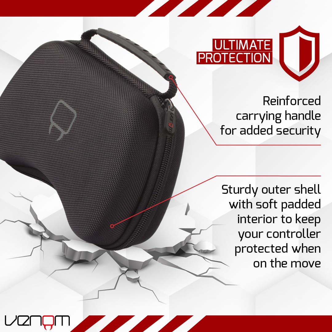 Venom Universal Gaming Controller Carry Case for PS5, Xbox Series X/S, PS4, Xbox One, Switch, Stadia