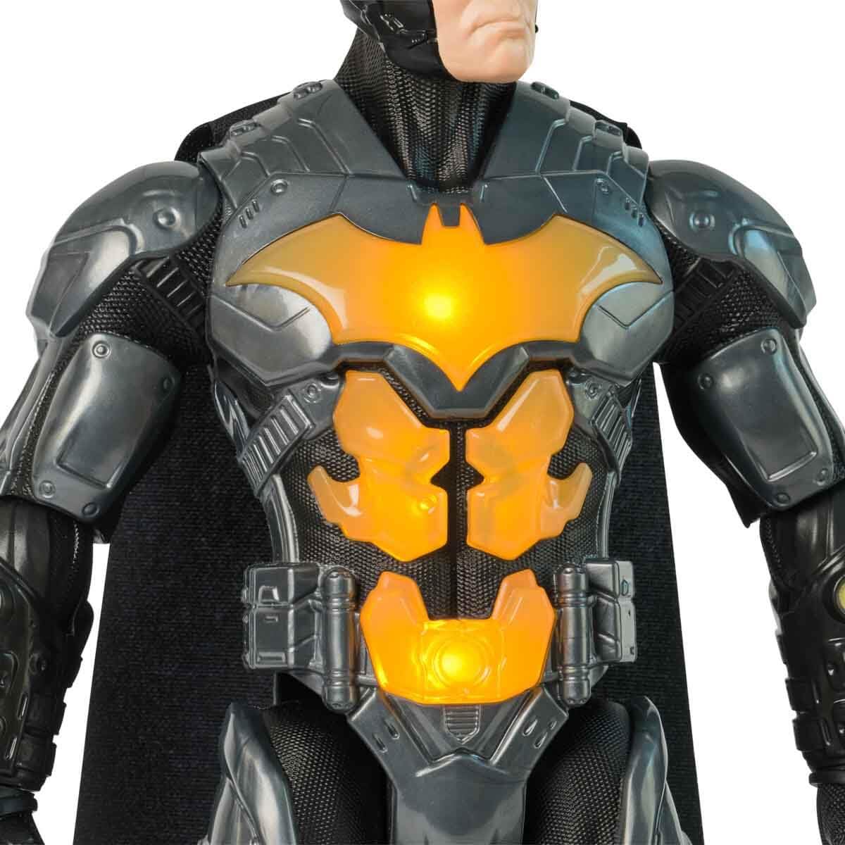 DC Comics Batman Night Flare 30cm Action Figure | Light Up Chestplate | 24 Sounds & Phrases 4
