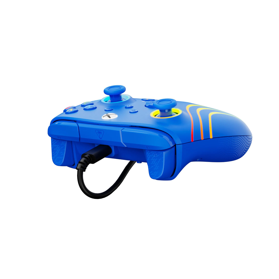 Turtle Beach Afterglow Wave Blue Wired RGB Gaming Controller for Xbox & PC