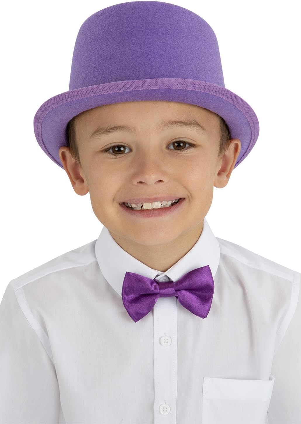 Smiffys Purple Kids Top Hat - One Size Costume Accessory for Dress Up 1