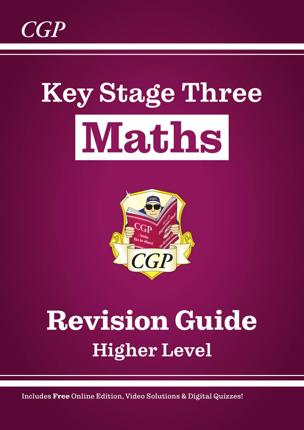 CGP KS3 Maths Study Guide - Higher | Paperback | Richard Parsons | 2023