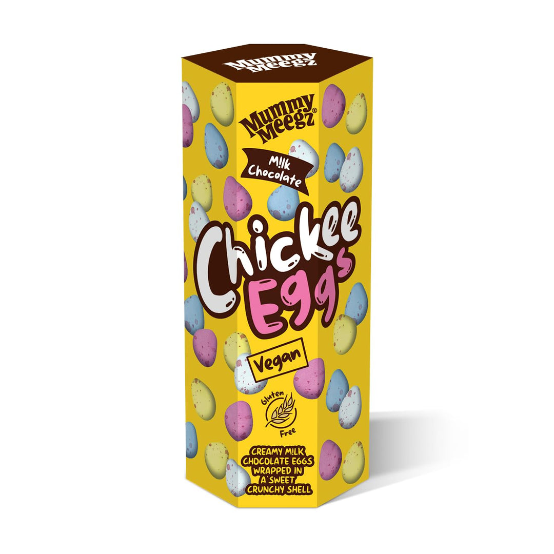 Mummy Meegz Chickee Eggs Gift Tube 170g - Vegan Chocolate Candy