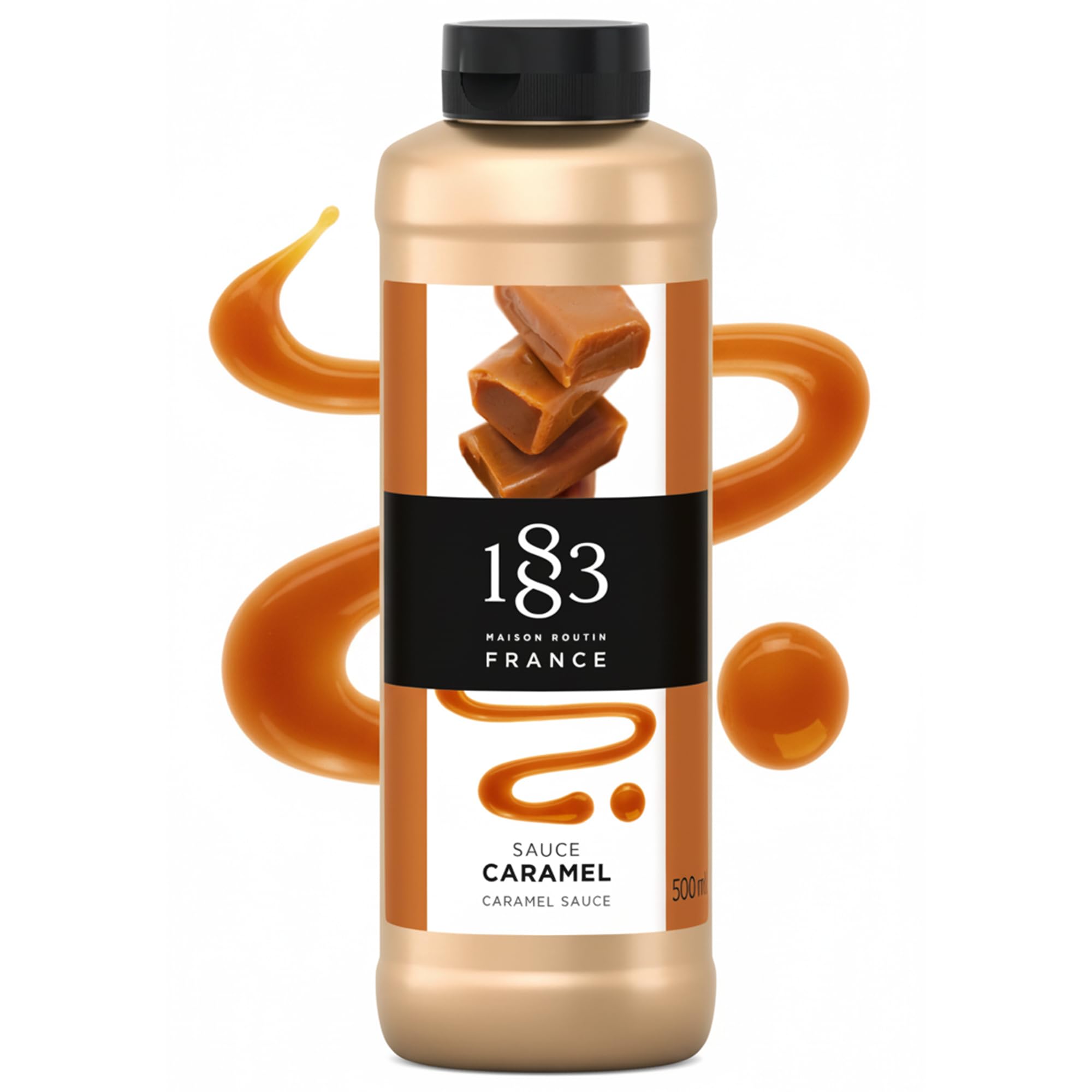 1883 Maison Routin Caramel Sauce - Smooth, Buttery Flavor | 500ml 1
