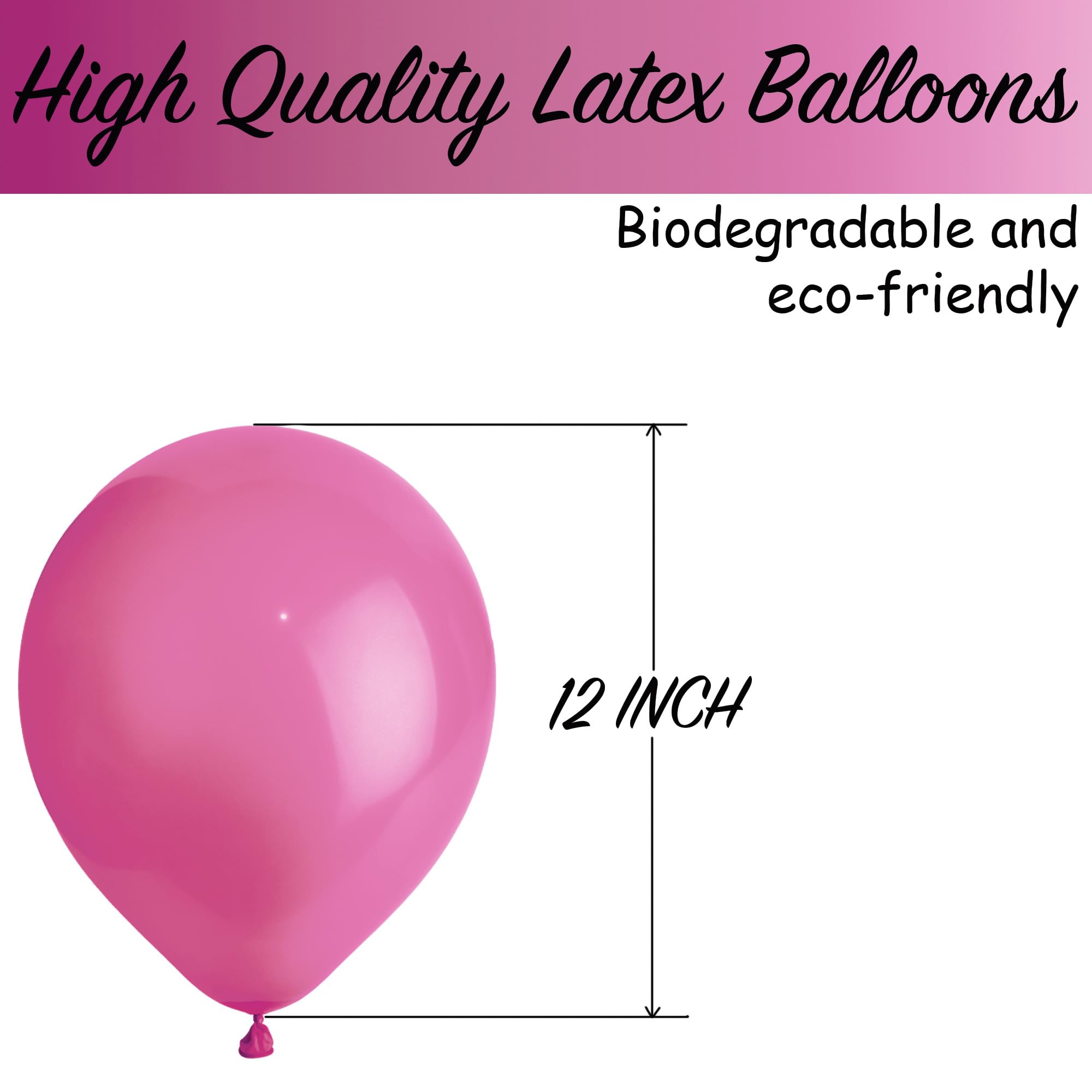 SHATCHI Rainbow Balloons 50 Pack - 12 Inch Metallic Latex Party Decorations 3