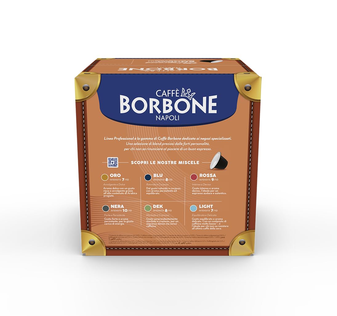 CAFFÈ BORBONE Respresso Gold Blend Coffee Capsules - 50 Count | Nespresso Compatible | Intensity 7.5 3