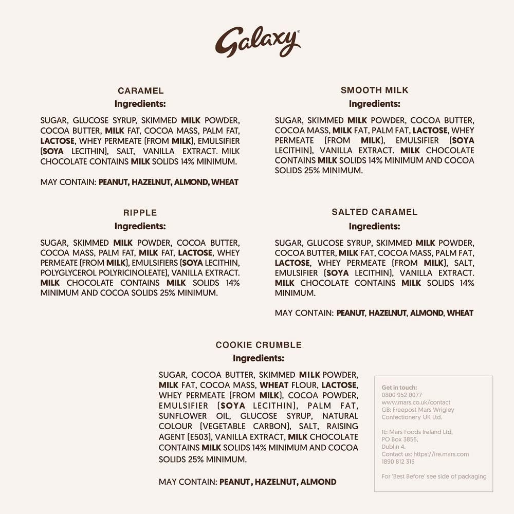 Galaxy - Christmas Chocolate Gift Box Variety Pack 3