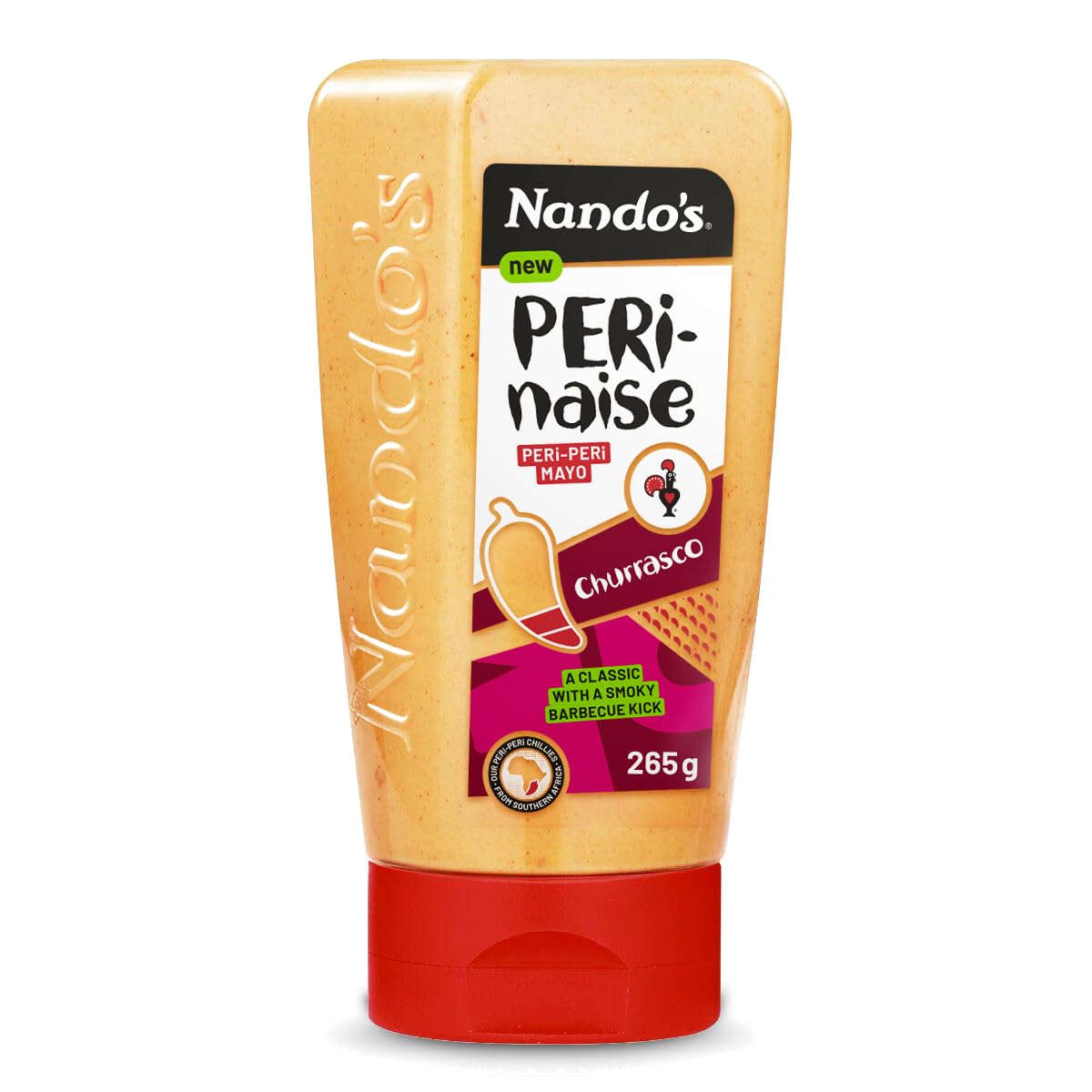 Nando's Perinaise Peri-Peri Mayo Churrasco Sauce | Smoky Barbecue Kick | 265g