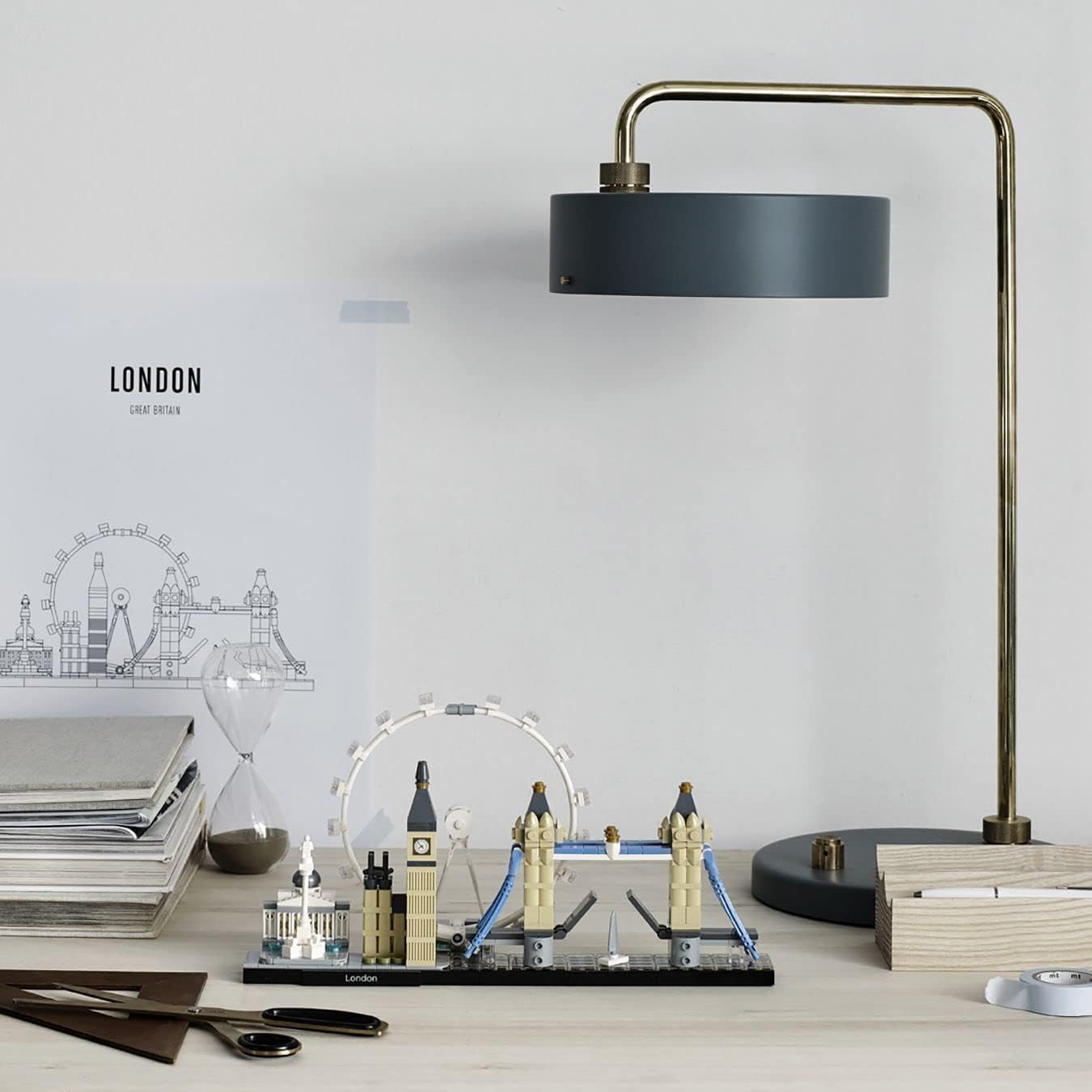 LEGO Architecture Skyline London 21034 - Big Ben, Tower Bridge, London Eye Building Set 6