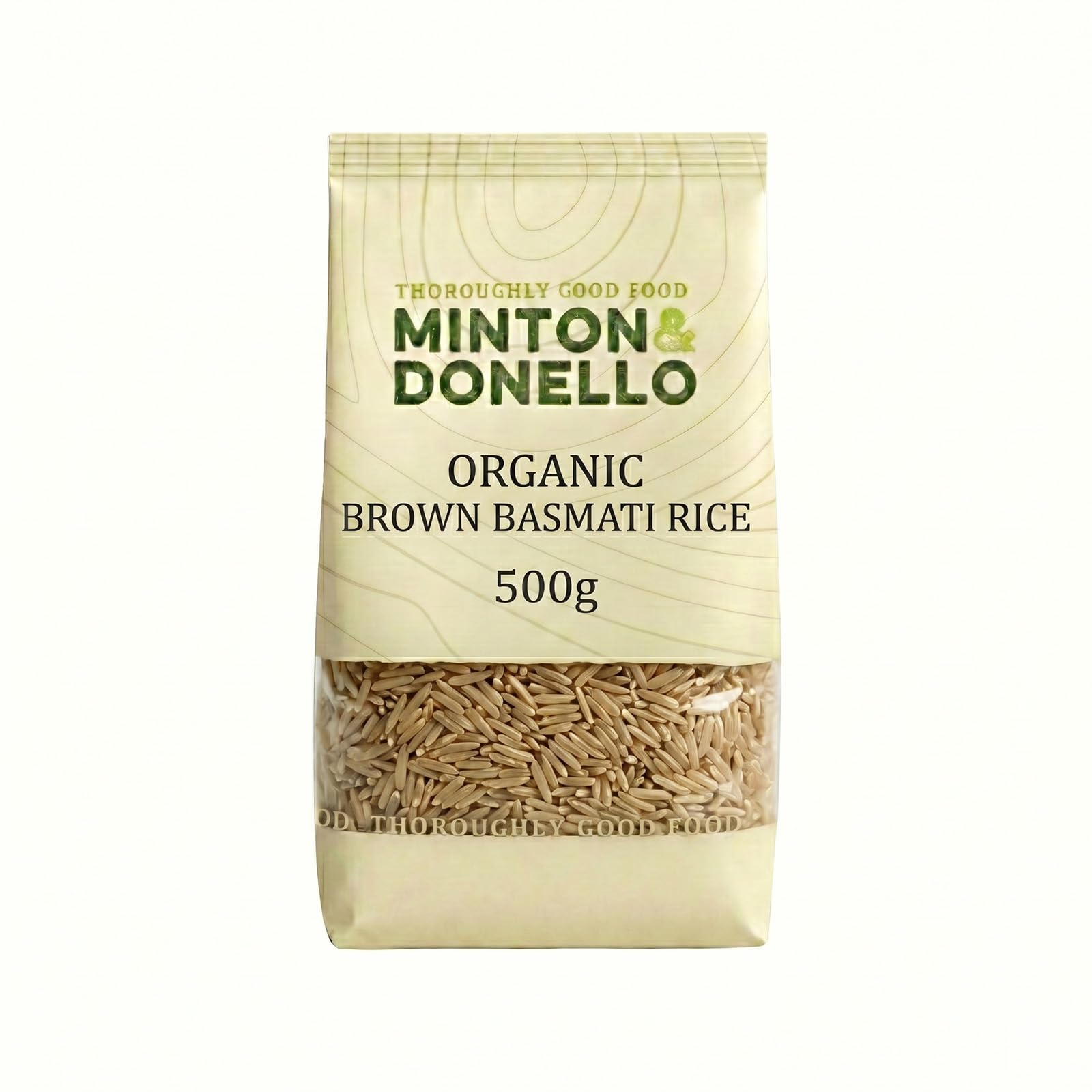 Mintons Good Food Organic Brown Basmati Rice - 500g Whole Grain | Low Fat & Low Calorie 1
