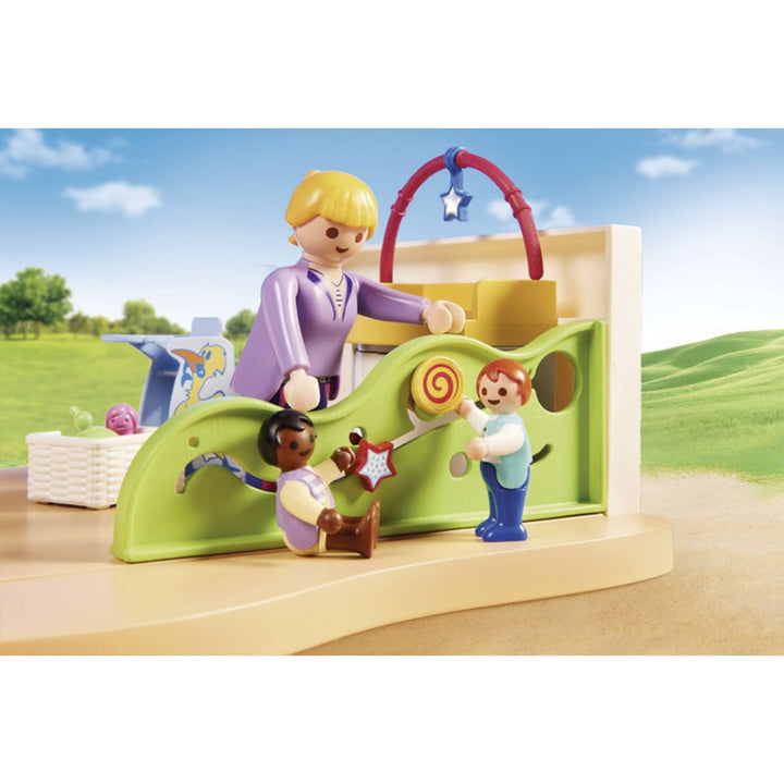 PLAYMOBIL City Life Toddler Room Playset - 40-Piece Nursery Set for Ages 4+