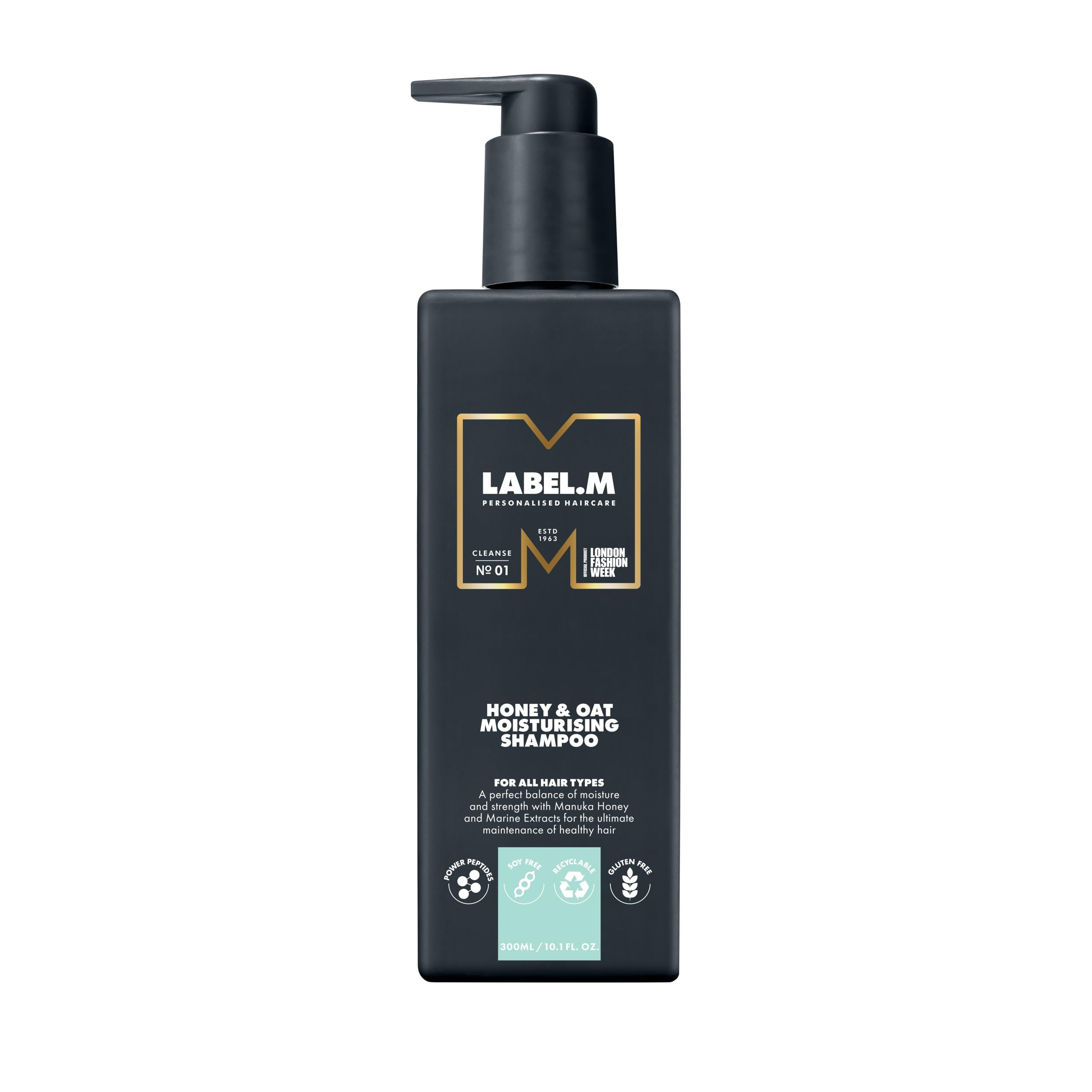 label.m Honey & Oat Moisturising Shampoo - Nourishes & Repairs | 300ml