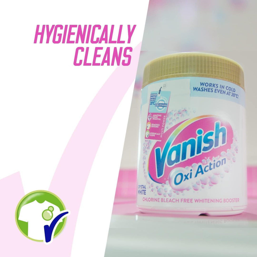 Vanish - Gold Oxi Action Laundry Booster & Stain Remover Powder for Whites 1.5kg