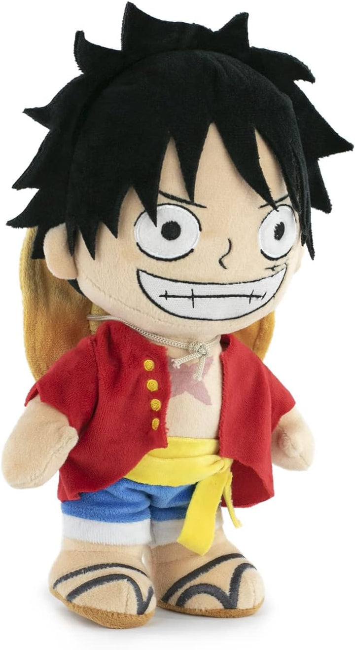 BARRADO One Piece - Soft Toy of the Characters of One Piece - 28cm, 11'02" - Luf