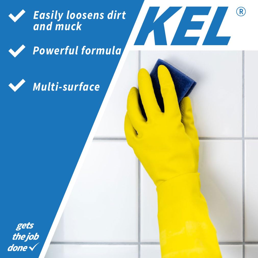 KEL Grout Cleaner - Ready-To-Use Spray for Tile & Grout | 1 Litre Lemon Scent 3