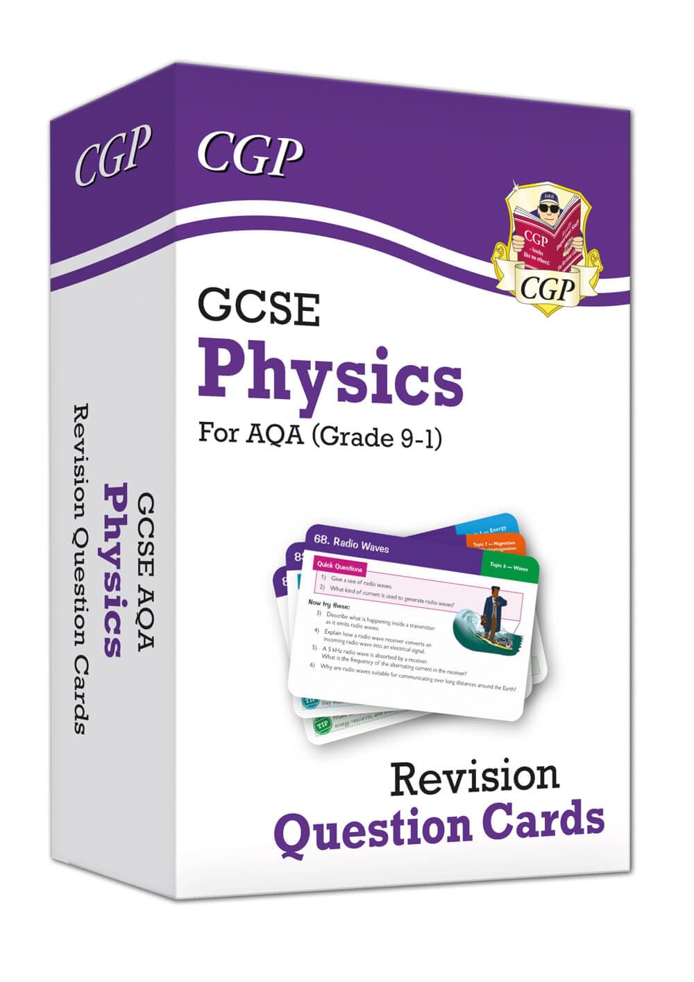 CGP 9-1 GCSE Physics AQA Revision Question Cards | 95 Cards for 2022 & 2023 Exams