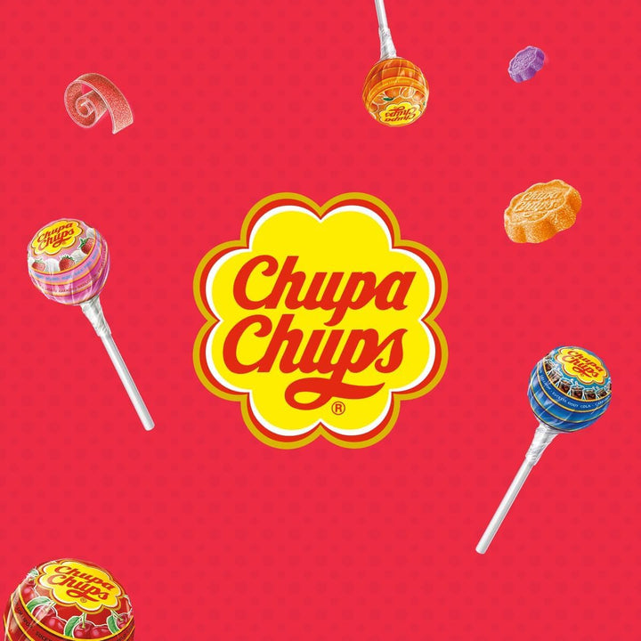 Chupa Chups Cherry Stix - Fondant Filled Chewy Sweets, 150 Pack