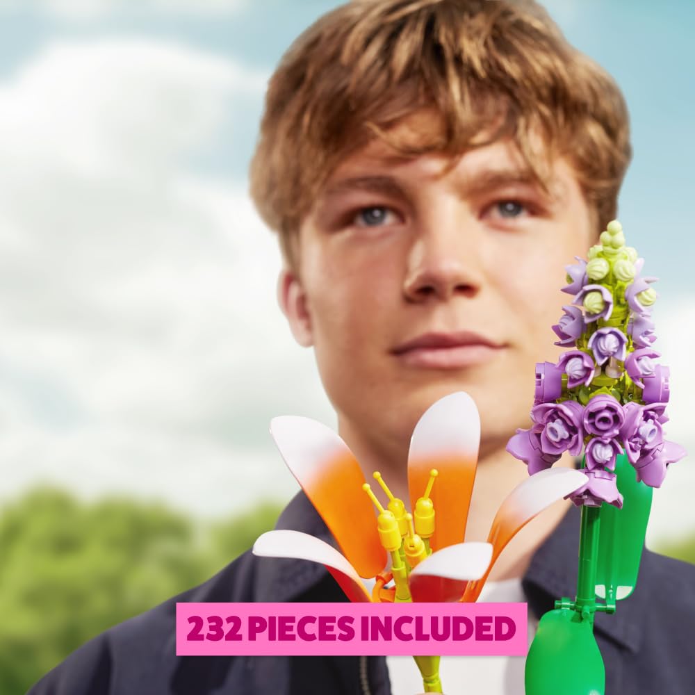 MAX Premium Flowers Building Bricks Collection - 10 to Collect, 210 Pieces per Capsule 2
