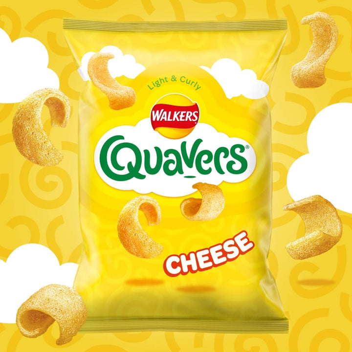Walkers Quavers Cheese Flavour Snacks Multipack 20x16g