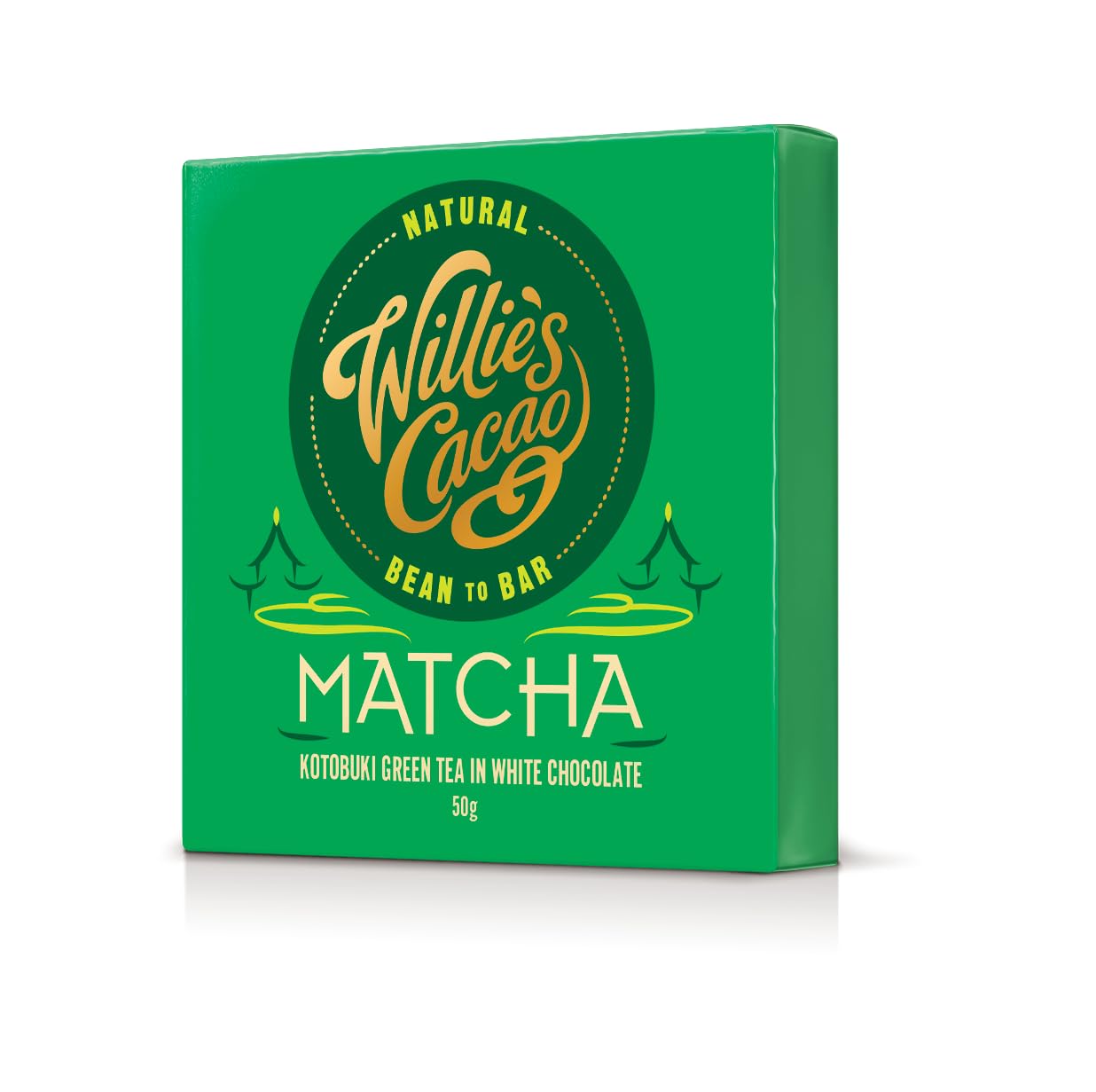 Willie's Cacao Bar - Matcha White Chocolate with Ceremonial Grade Green Tea 50g