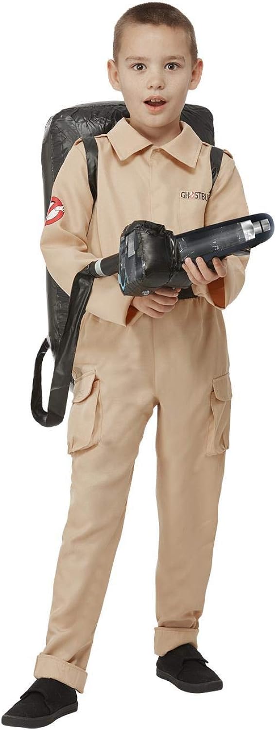Smiffys Ghostbusters Classic Jumpsuit Costume with Inflatable Backpack (52569S)