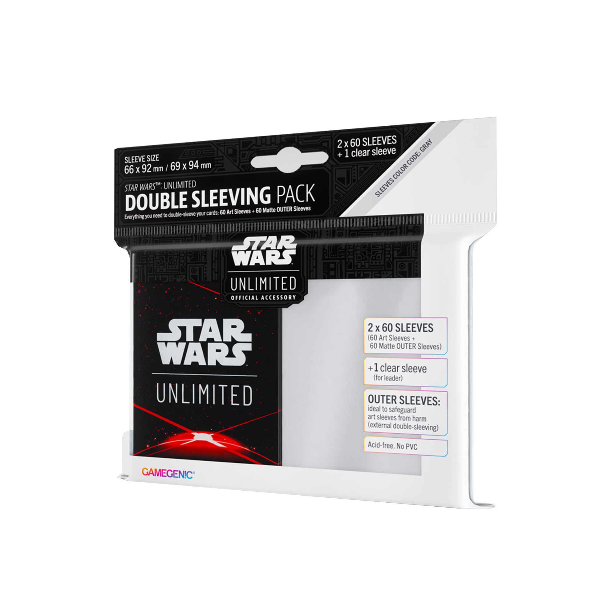 Gamegenic Star Wars Unlimited Double Sleeving Pack - Space Red 6