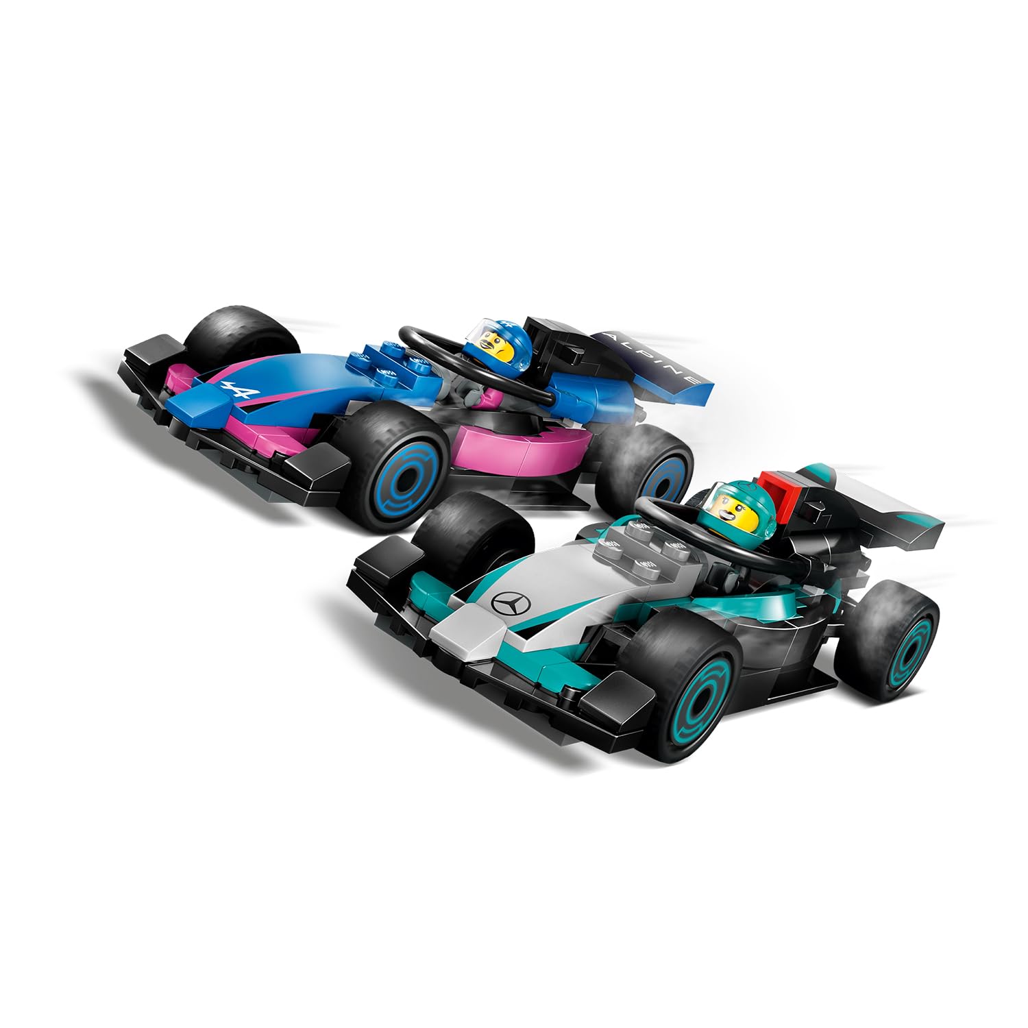 LEGO City F1 Garage & Mercedes-AMG & Alpine Cars - Building Playset for Kids 7+ 3