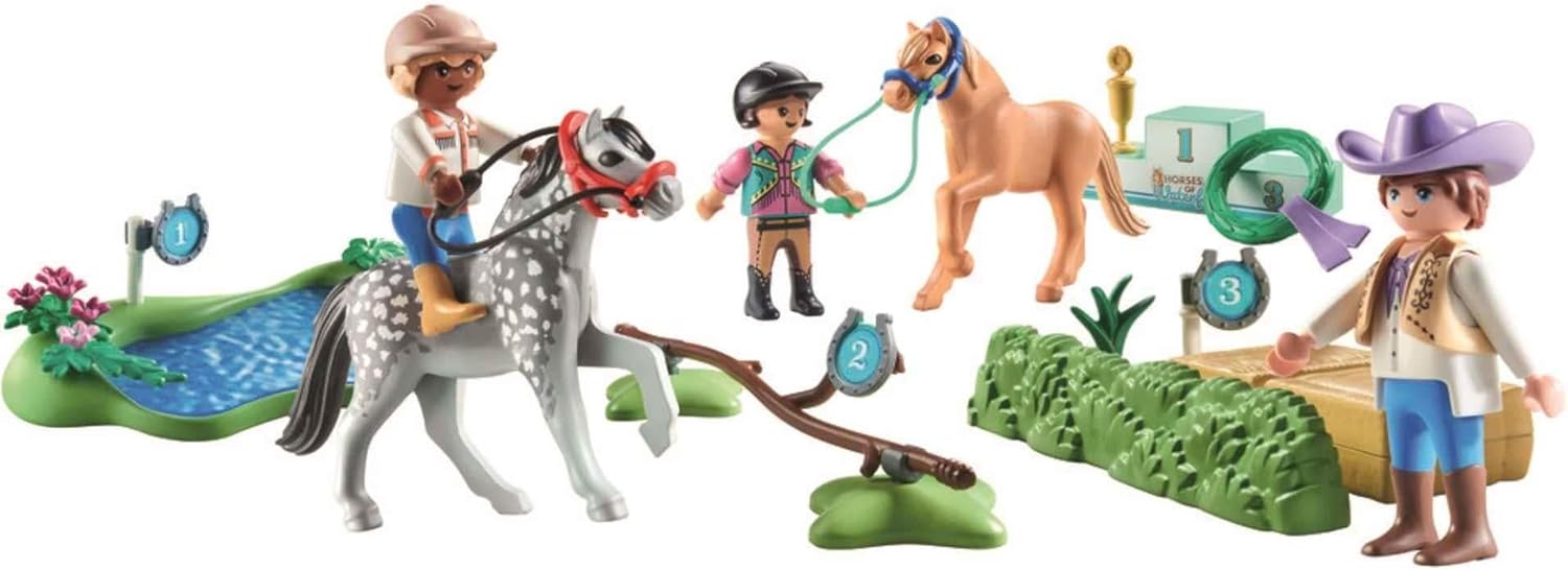 Playmobil 71495 Horses of Waterfall: Pony Tournament Playset for Ages 4+ 2