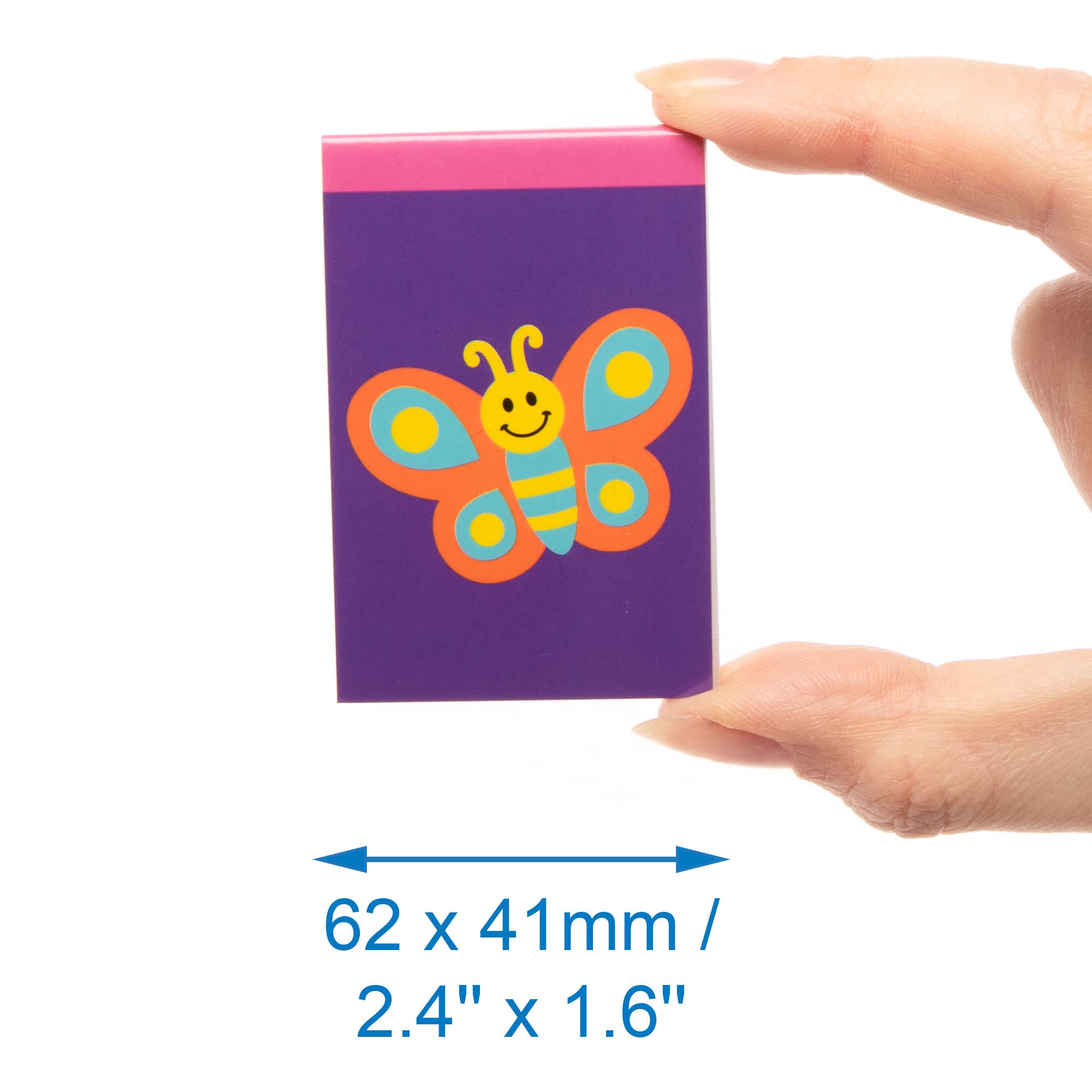 Baker Ross Novelty Notebooks - Pack of 12 Assorted Designs | Pocket Size Memo Pads for Party Favours 4