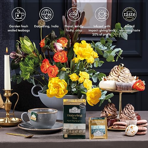 Ahmad Tea Darjeeling Tea - 20 Individually Sealed Teabags