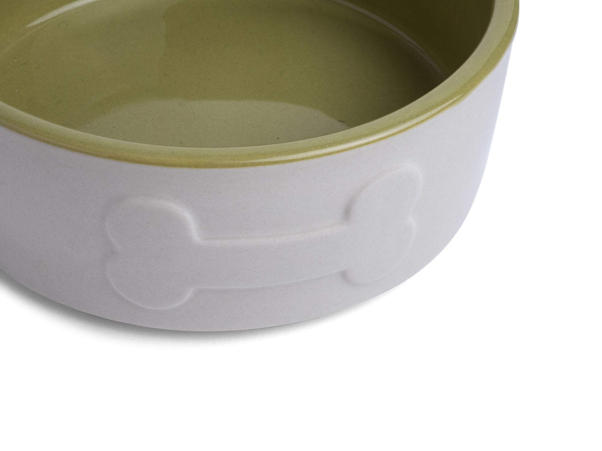 Petface Ceramic Bone Dog Bowl - 20 cm Diameter | Durable Ceramic | Easy Clean 3