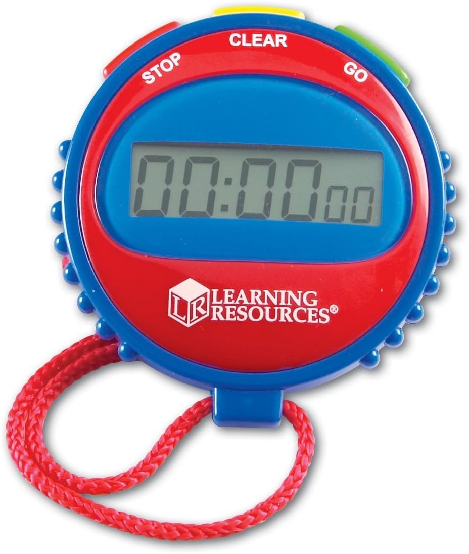 Learning Resources Simple 3-Button Stopwatch - Educational Timer for Kids Ages 5+ 2