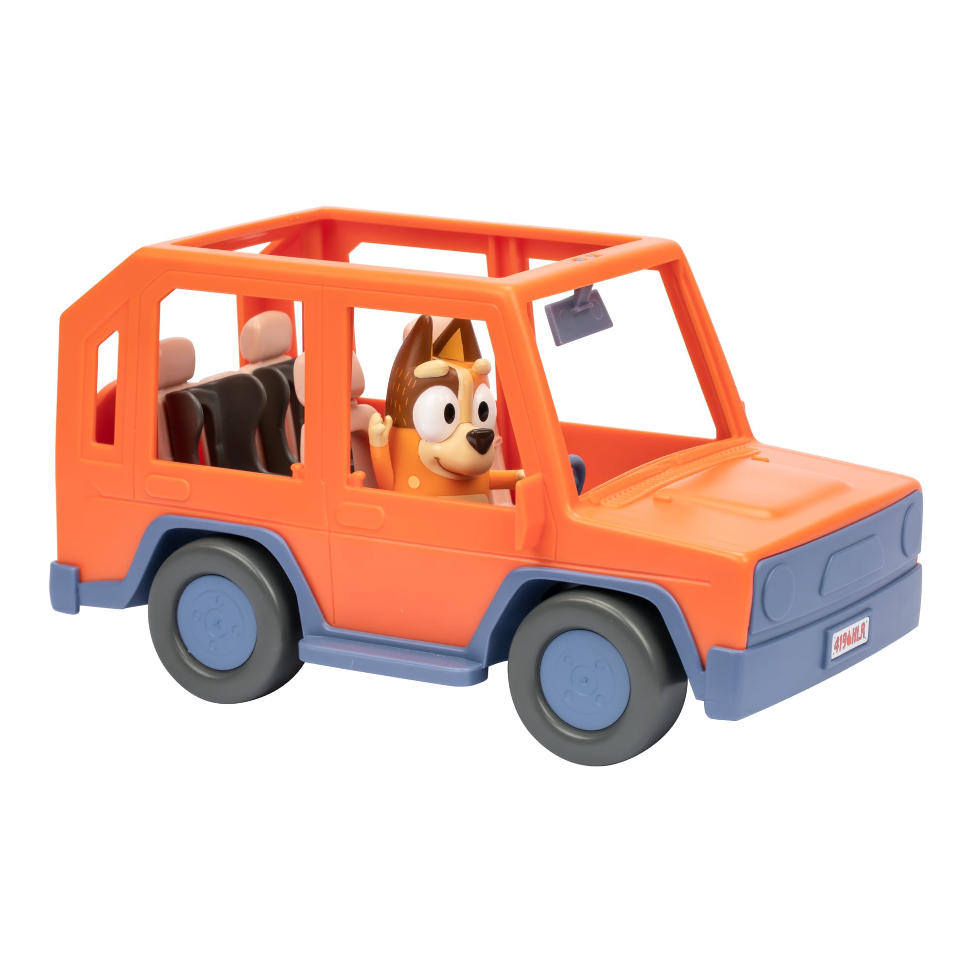Bluey Heeler Family Road Trip 4WD Vehicle with Articulated Chilli Figure - Ages 3+ 2