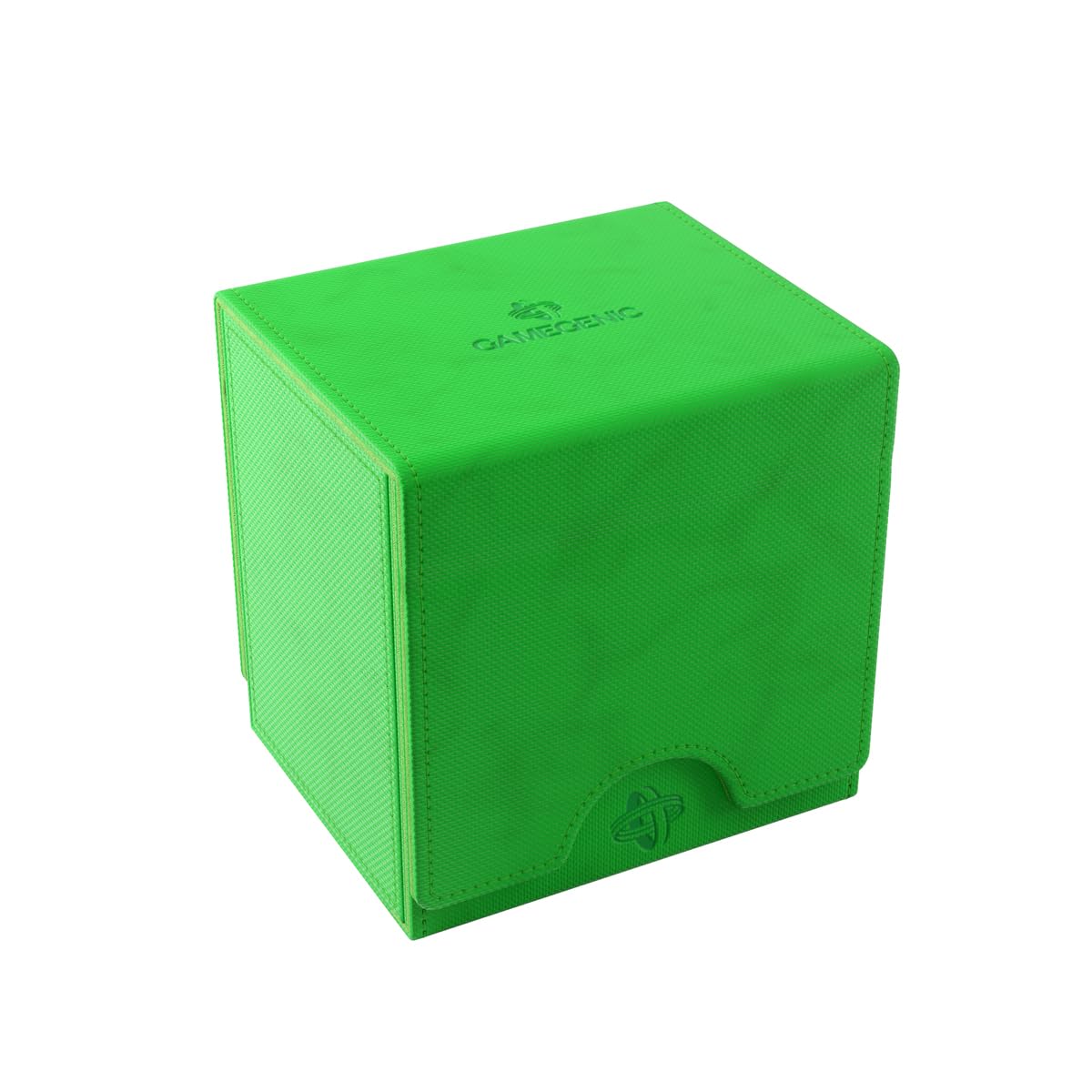 Gamegenic Sidekick Pro 100+ XL Card Box - Green | Holds 100+ Double Sleeved Cards | Includes Slide Case
