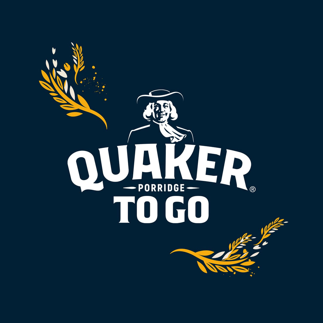 Quaker - Porridge To Go Breakfast Bar Golden Syrup 12 x 55 g