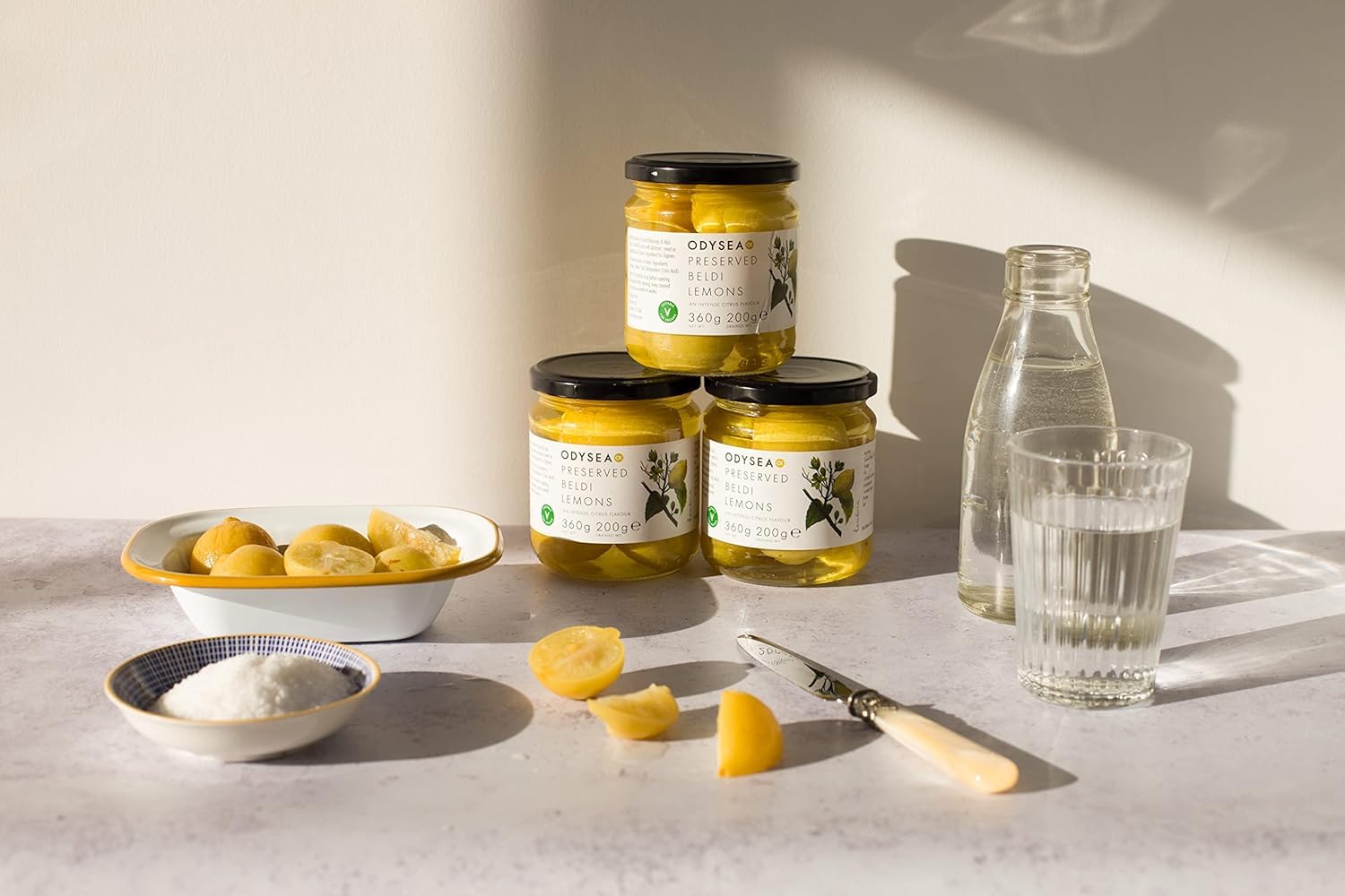 Odysea Preserved Beldi Lemons - Aromatic Moroccan Citrus for Intense Flavor | 360 g 4