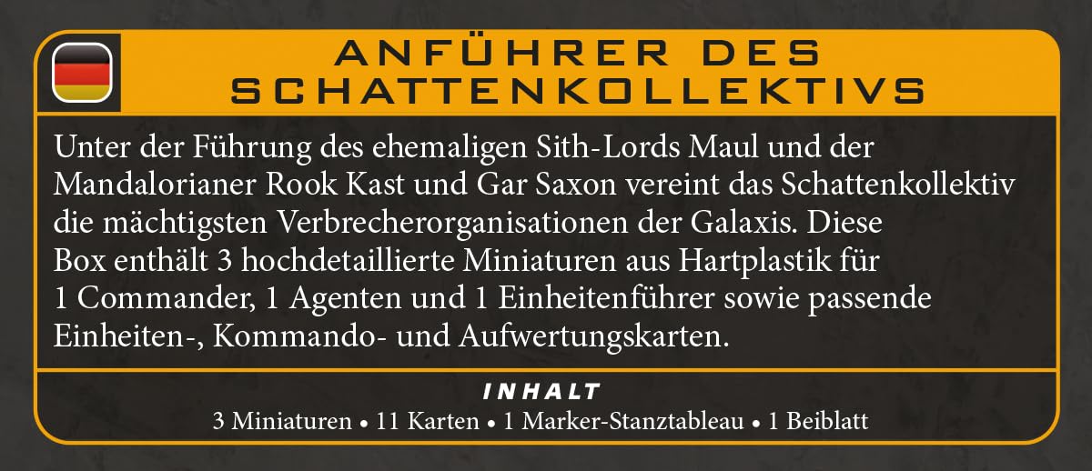 Asmodee Star Wars: Legion - Leaders of the Shadow Collective Expansion | 2 Players | 90 Minutes 2