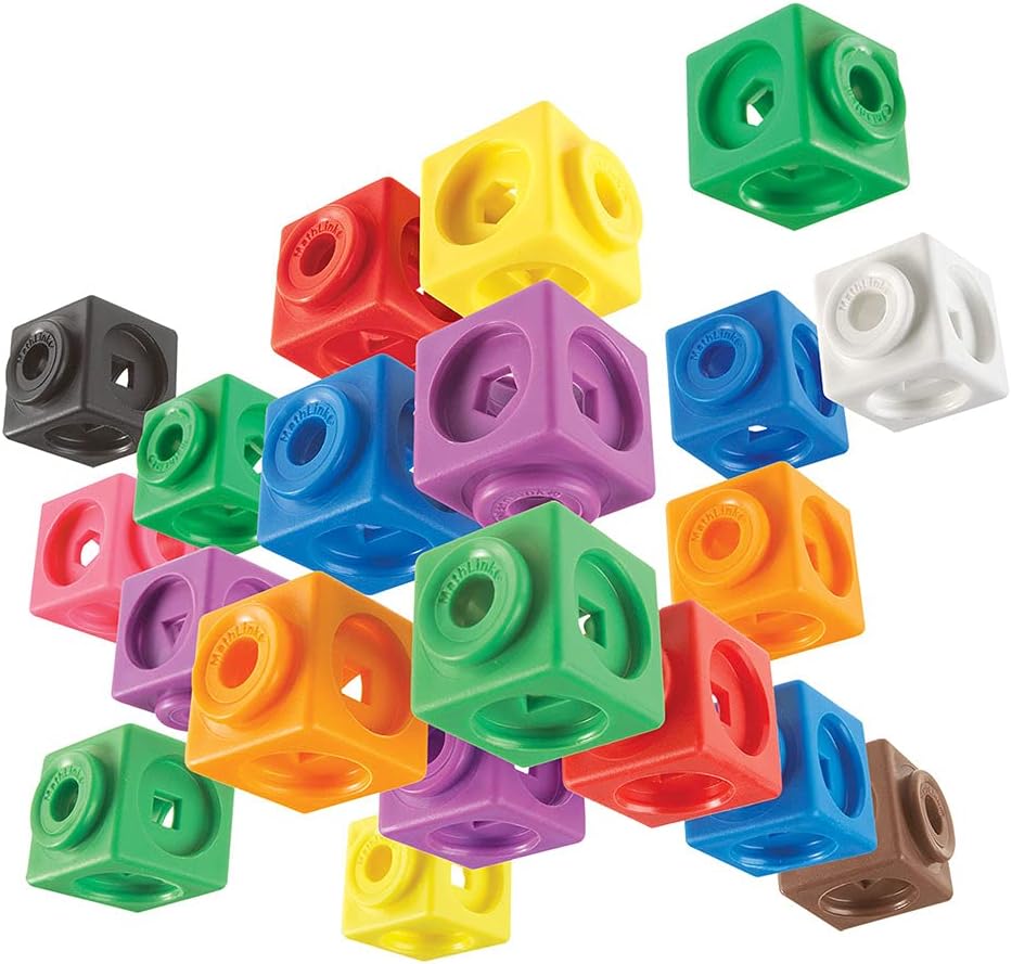 Learning Resources MathLink Cubes - Educational Building Set for Kids Ages 5+ 5