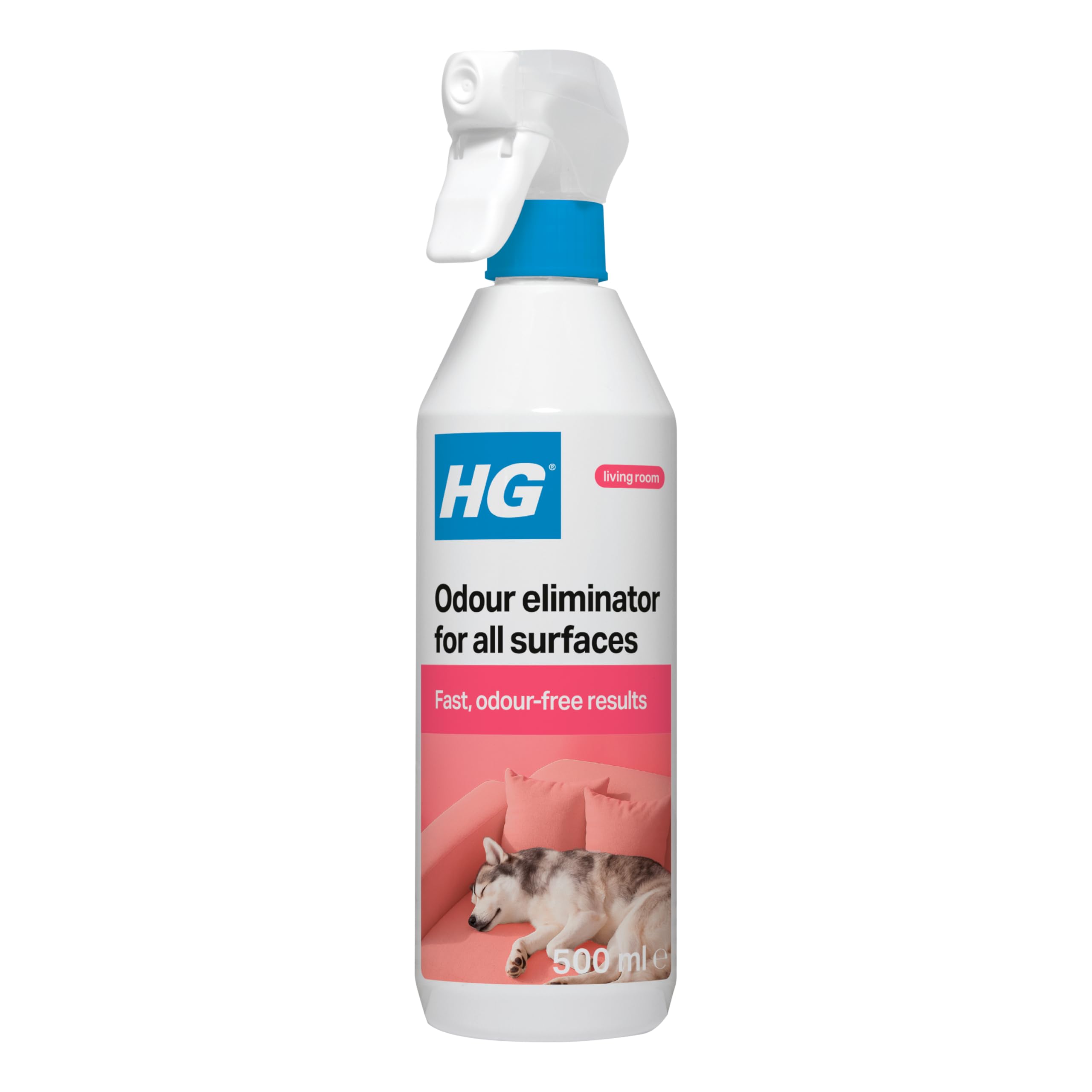 HG Odour Eliminator Spray - Neutralises Smells at Source | Unscented | 500ml