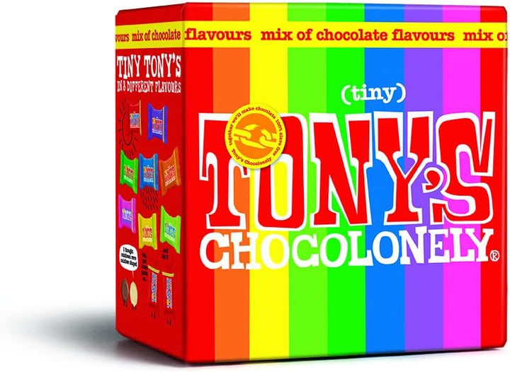 Tony's Chocolonely Tiny Tony's Chocolate Gift Box - 180g, Assorted Mini Fairtrade Chocolates