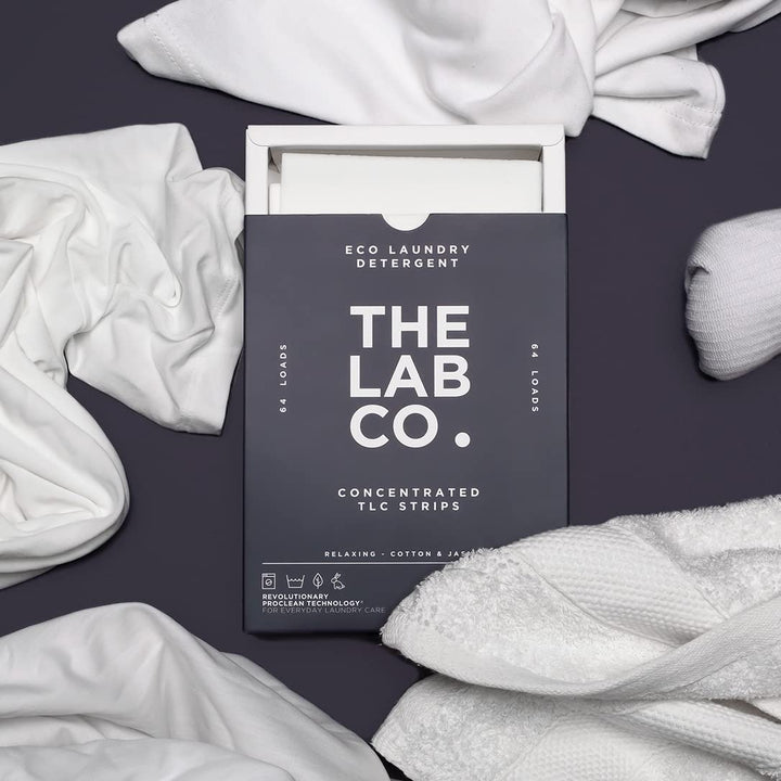 The Lab Co. - Laundry Detergent Strips (64 Loads, Cotton Lavender Jasmine)
