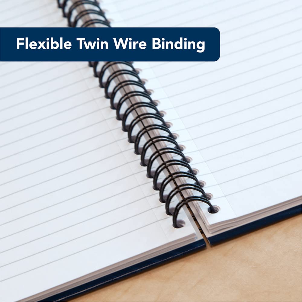 SUMMIT A5 Hardback Wirebound Notebook Ruled, 160 Page, Pack of 5