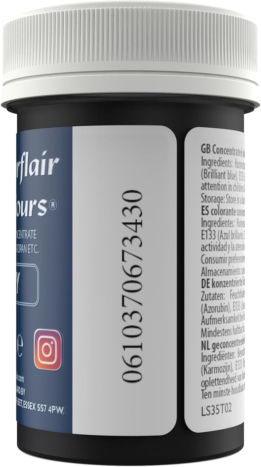 Sugarflair Spectral Navy Blue Food Colouring Paste (30g) 3