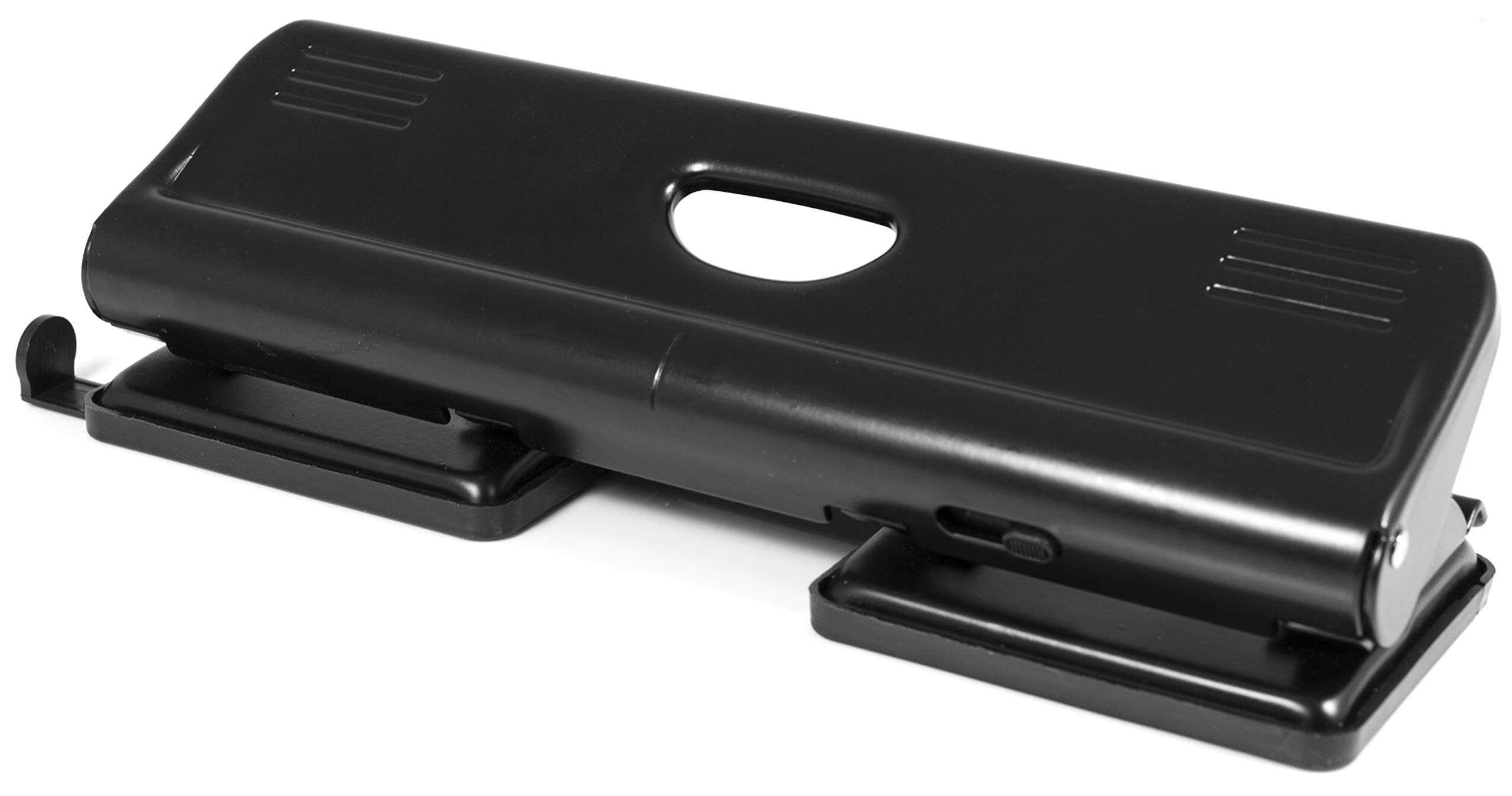 Pavo Premium 4-Hole Puncher - 22 Sheet Capacity | All-Metal Construction | Black 1