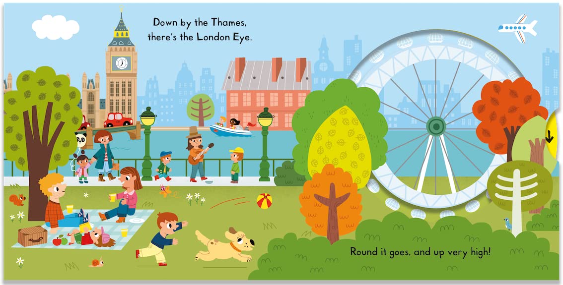 Campbell Books Busy London Board Book - Interactive Fun for Toddlers | Ages 1-2 Years 3