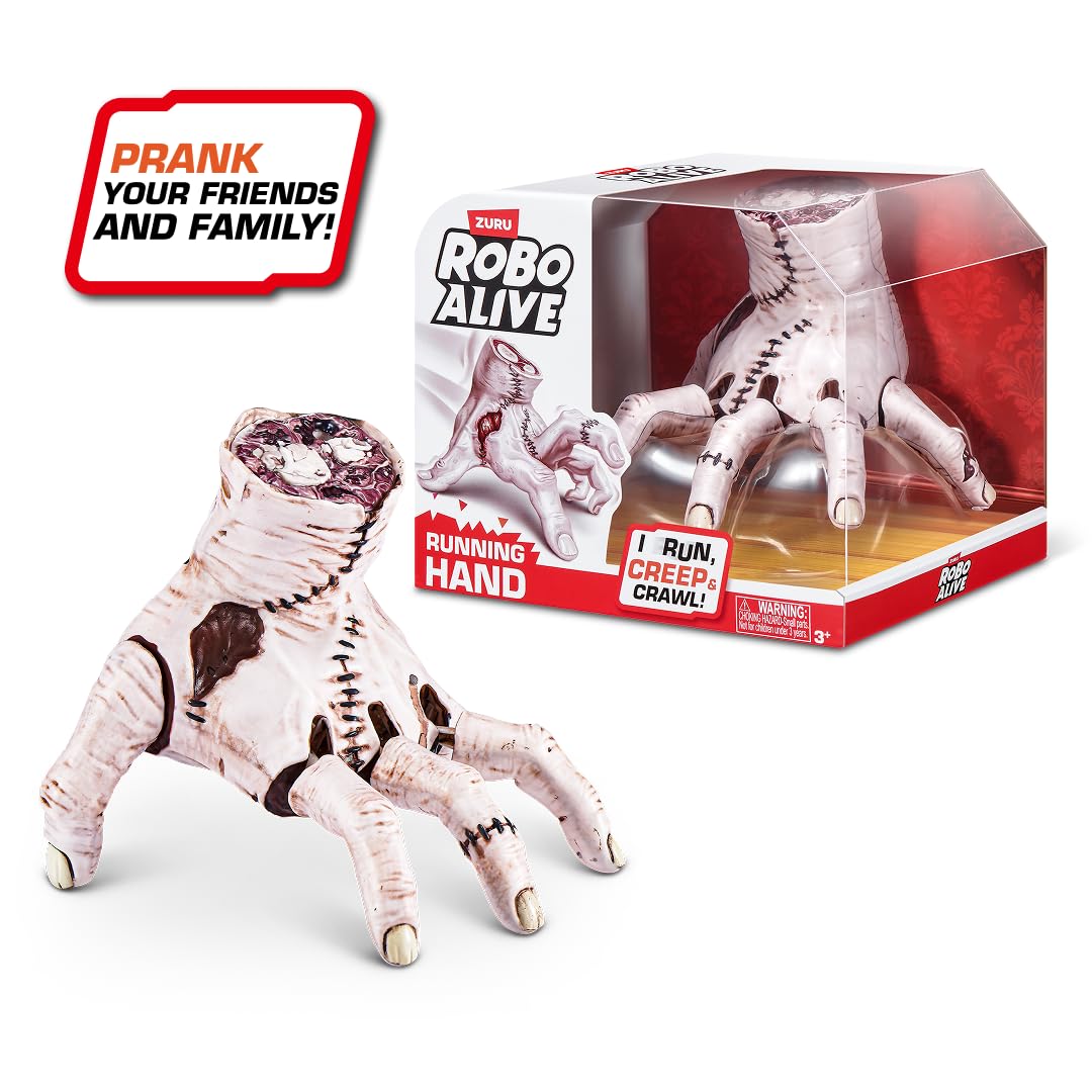 Robo Alive Horror Running Hand - Electronic Pet | Self-Crawling Action | Ages 3+ 6