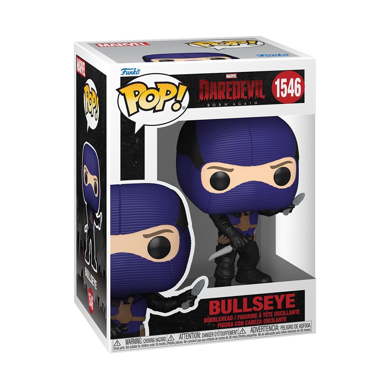 Funko Pop! Daredevil Born Again - Bullseye Vinyl Figure | 3.75 in | Model 75897 1