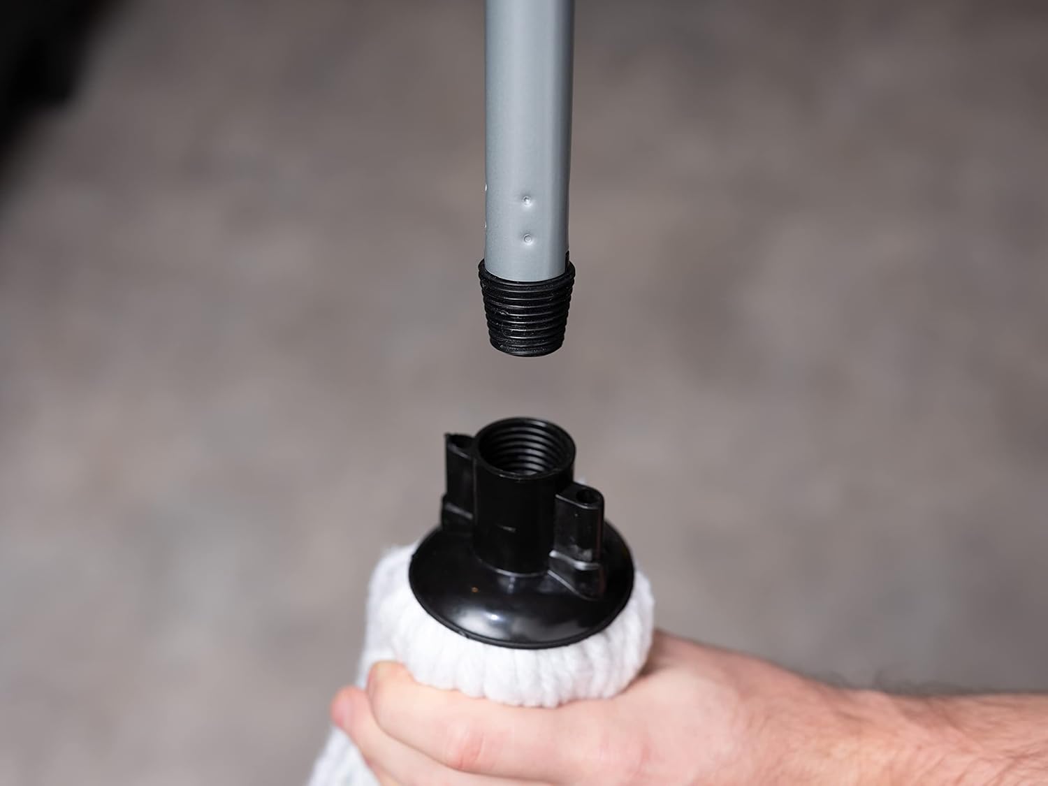 Addis Baumwollmopp mit 3-teiligem Griff und 2 Ersatzköpfen 4