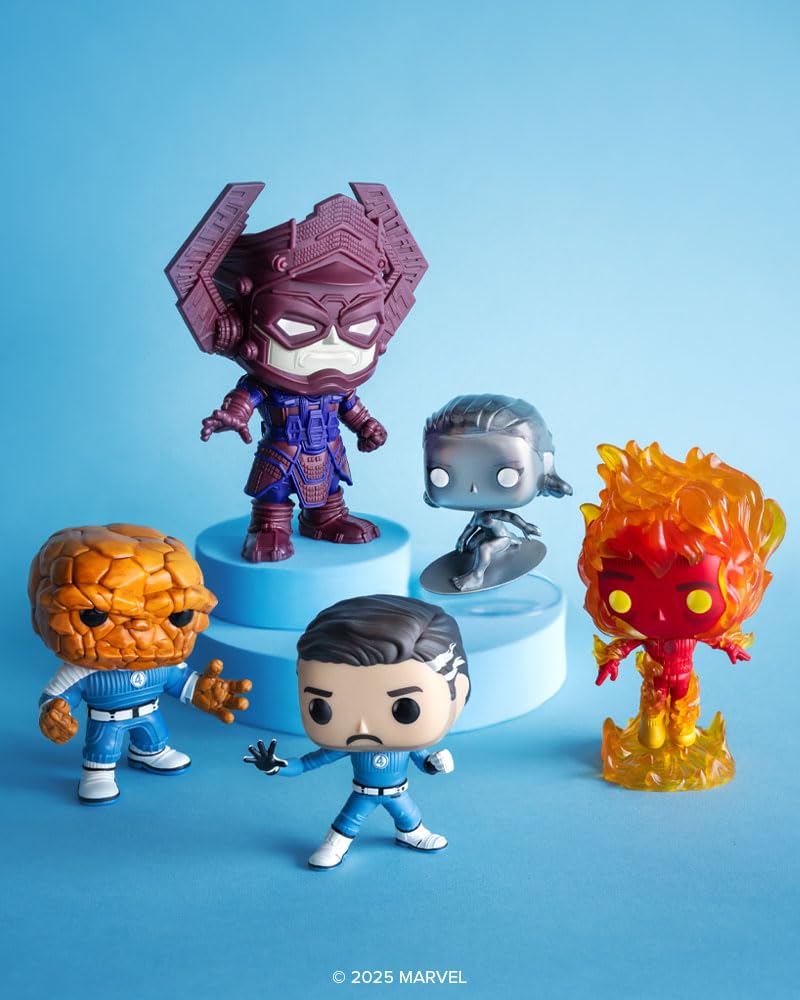 Funko Pop! Mr.Fantastic - Fantastic Four Vinyl Figure | 3.75 in | Blue 3